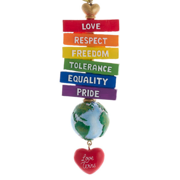World Pride Sign Ornament