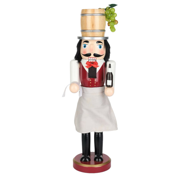 Assorted 14" Wine Maker Nutcracker, INDIVIDUALLY SOLD