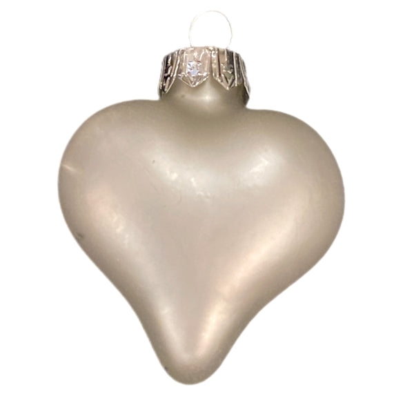 Assorted Silver Heart Ornament, INDIVIDUALLY SOLD