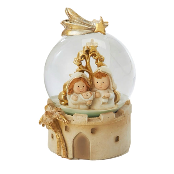 Assorted Gold Nativity Scene Snowglobe, INDIVIDUALLY SOLD
