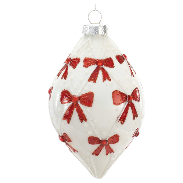 Assorted Red Bows Ball, INDIVIDUALLY SOLD