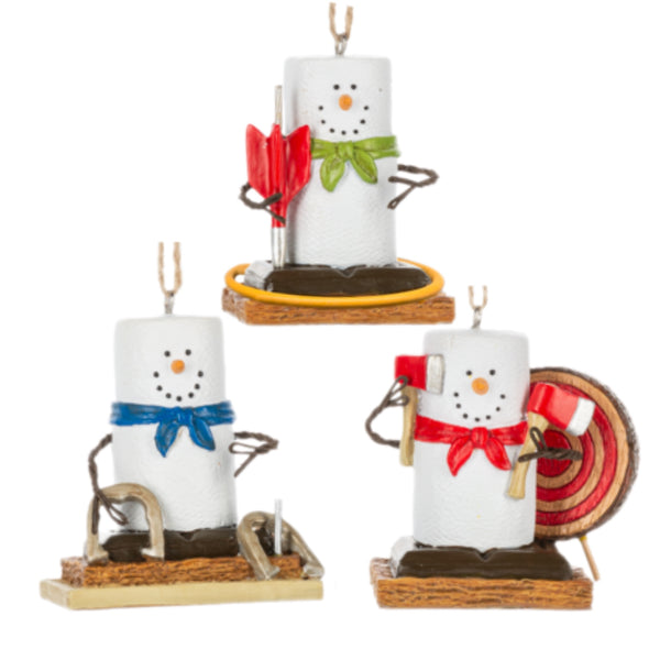 Assorted S'mores Lawn Game Ornament, INDIVIDUALLY SOLD