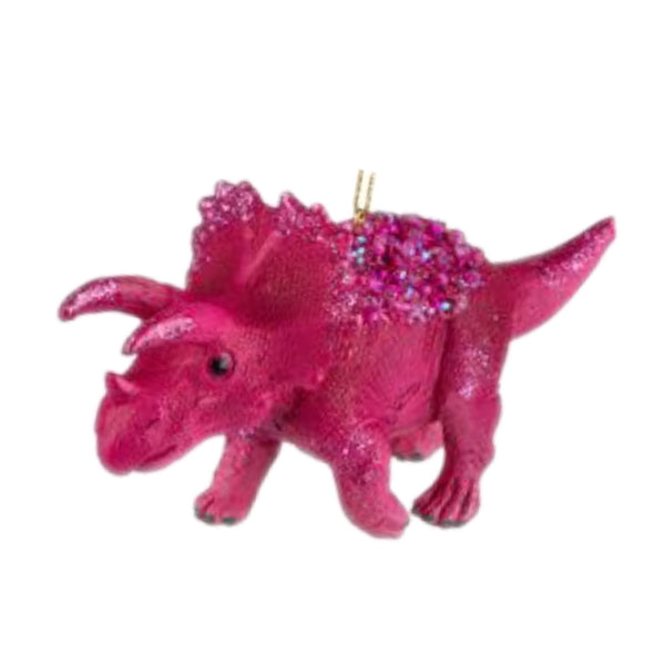 Assorted Glitter Dinosaur Ornament, INDIVIDUALLY SOLD