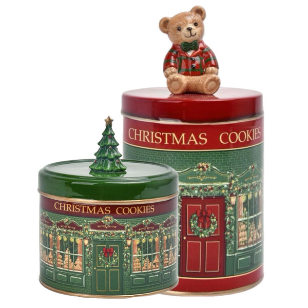 Assorted Christmas Cookie Jar, INDIVIDUALLY SOLD