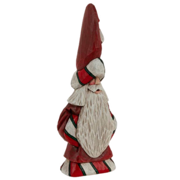 Assorted Faux Wood Santa Figurines, INDIVIDUALLY SOLD