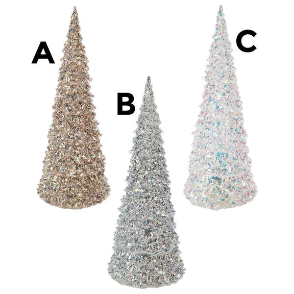 Assorted Large LED Tree Figurine, INDIVIDUALLY SOLD