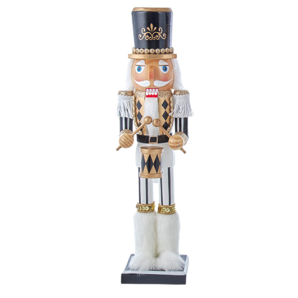 Assorted 15" Black & White Diamond Nutcracker, INDIVIDUALLY SOLD