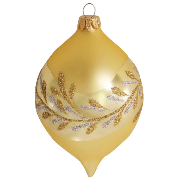 Assorted Gold Leaf Design Ball, INDIVIDUALLY SOLD