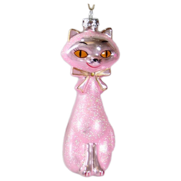 Assorted Retro Smiling Cat Ornament, INDIVIDUALLY SOLD
