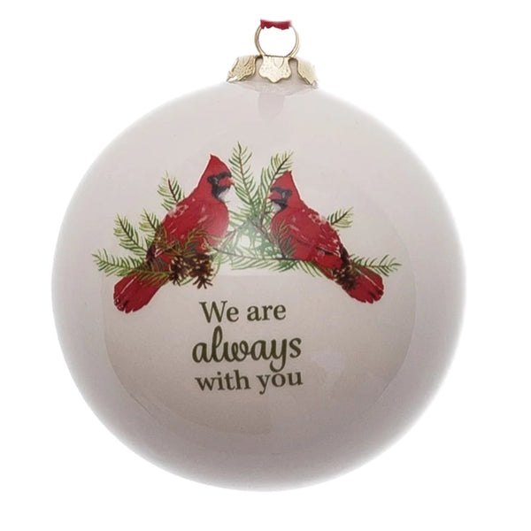 Assorted Cardinal Memorial Ball, INDIVIDUALLY SOLD