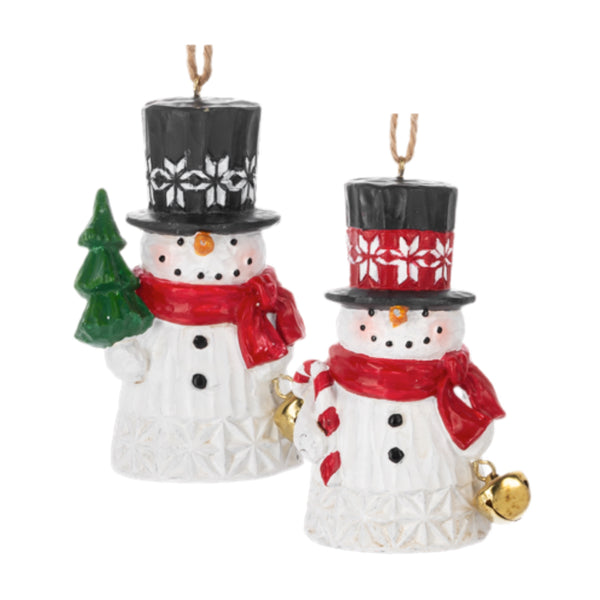 Assorted Scandinavian Snowman Ornament, INDIVIDUALLY SOLD