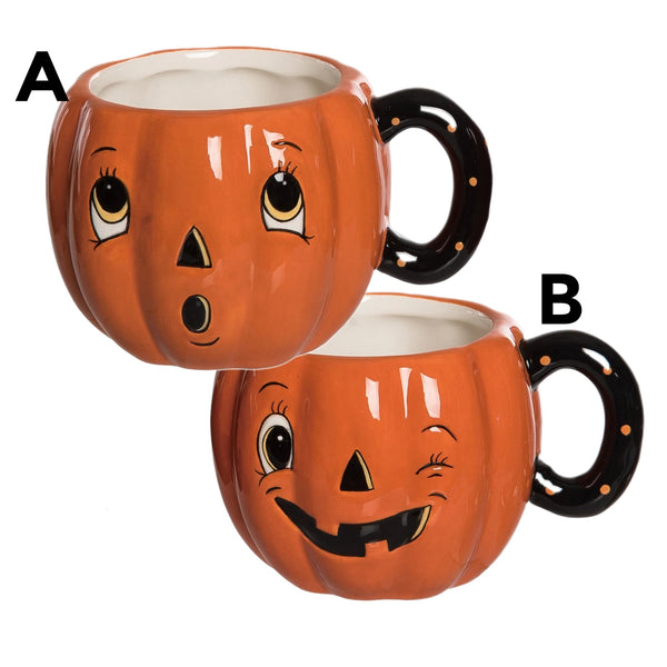 Assorted Pumpkin Mug, INDIVIDUALLY SOLD
