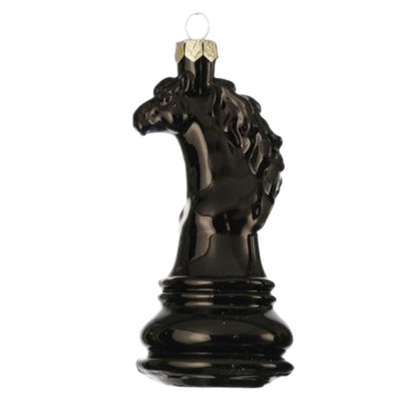 Assorted Black Chess Piece Ornament, INDIVIDUALLY SOLD