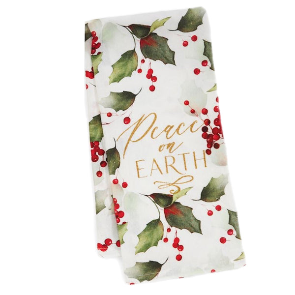 Assorted Christmas Floral Tea Towel, INDIVIDUALLY SOLD
