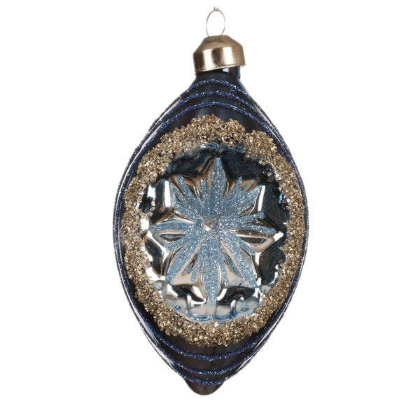 Assorted Blue Reflector Teardrop Ball, INDIVIDUALLY SOLD