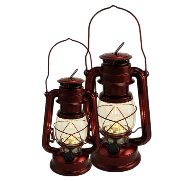 Assorted Burgundy LED Lantern, INDIVIDUALLY SOLD