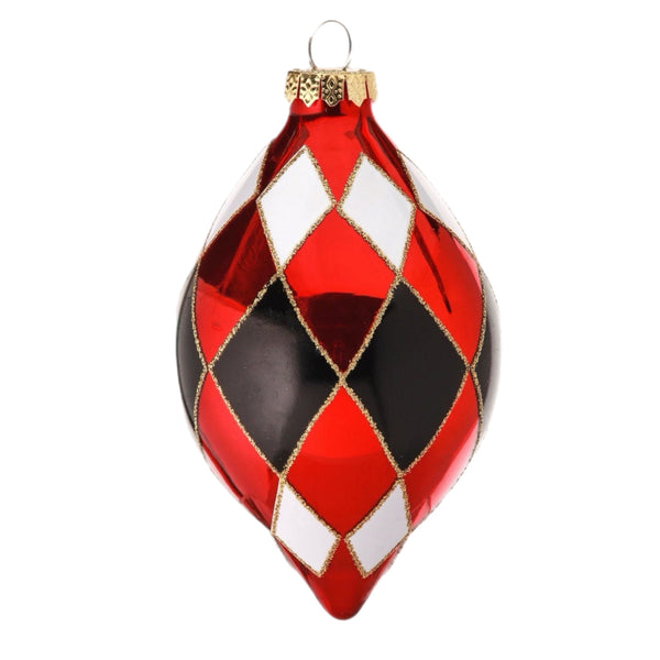 Assorted Red, White & Black Checkered Ball, INDIVIDUALLY SOLD