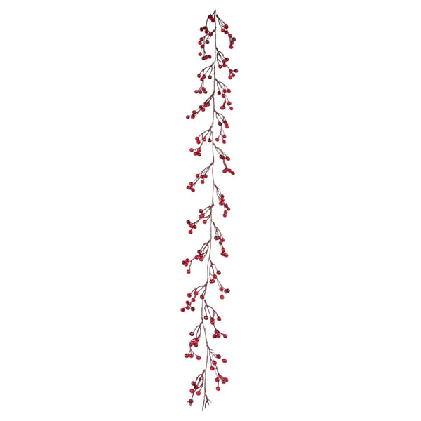 5' Red Berry Garland