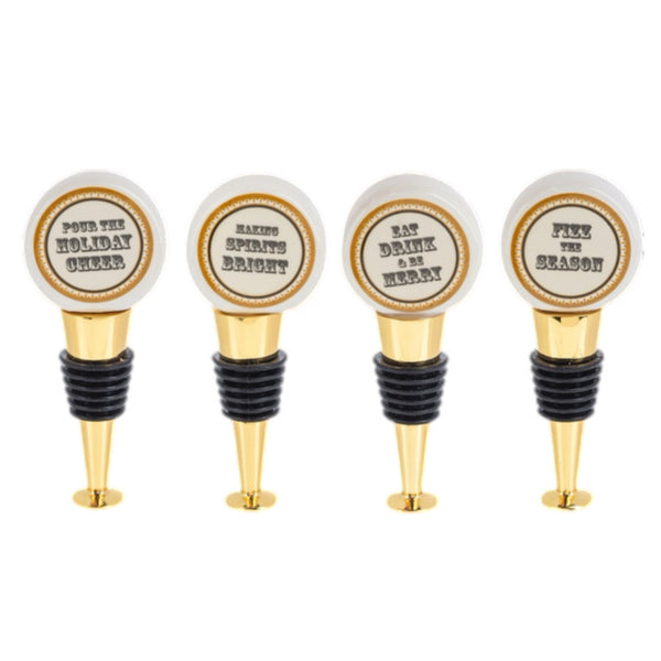 Assorted Bottle Stopper With Saying, INDIVIDUALLY SOLD
