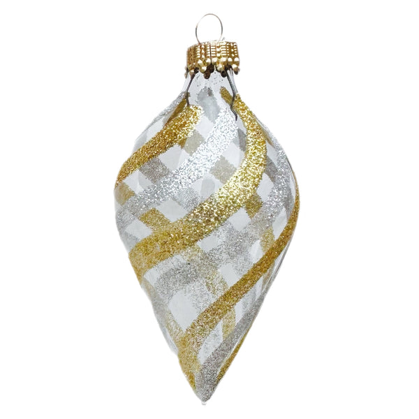 Assorted Gold & Silver Swirl Ball, INDIVIDUALLY SOLD