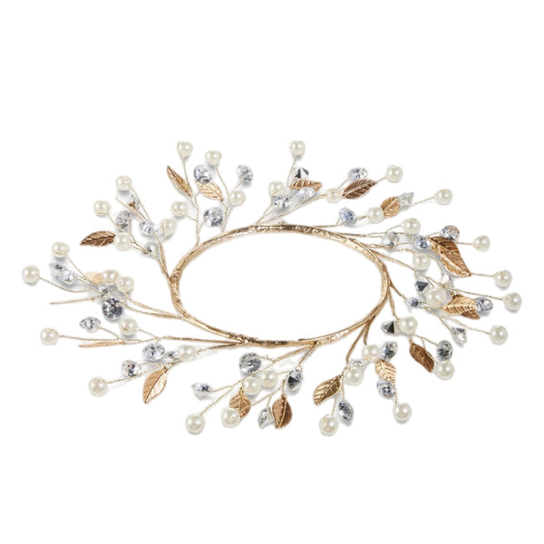 Assorted Pearl & Leaf Candle Ring, INDIVIDUALLY SOLD