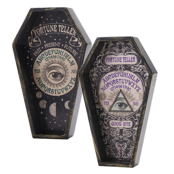 Assorted Coffin Fortune Teller Figurine, INDIVIDUALLY SOLD