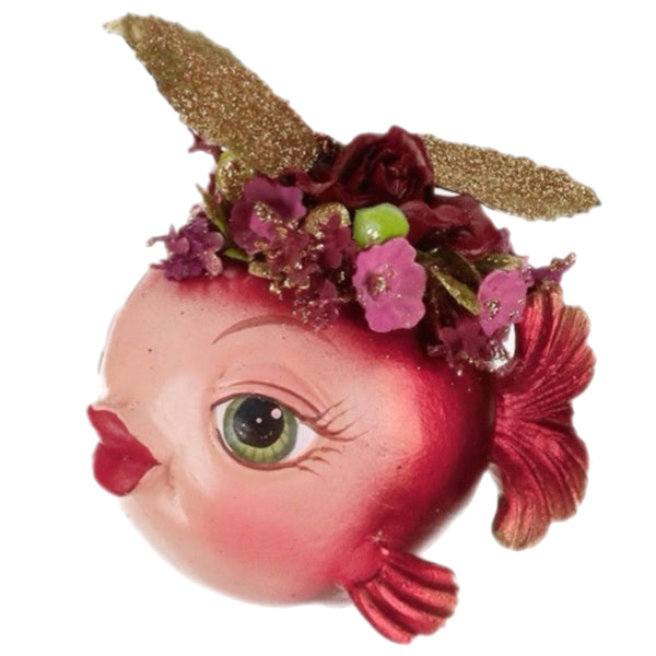 Assorted Apple Fish Ornament, INDIVIDUALLY SOLD