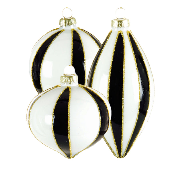 Assorted Black & White Striped Ball, INDIVIDUALLY SOLD
