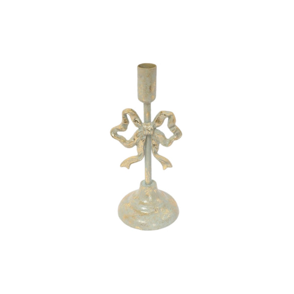 Assorted Antique Gold With Bow Taper Candle Holder, INDIVIDUALLY SOLD