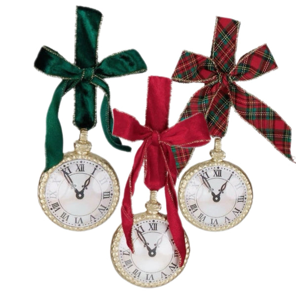 Assorted Pocket Watch Ornament, INDIVIDUALLY SOLD