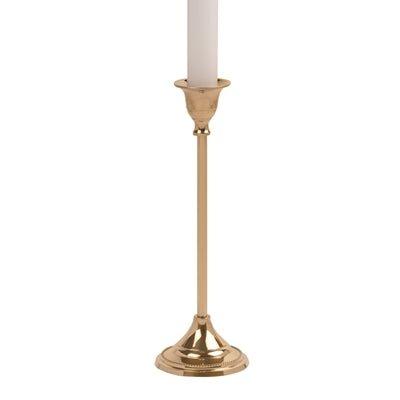 Large Brass Taper Candle Holder