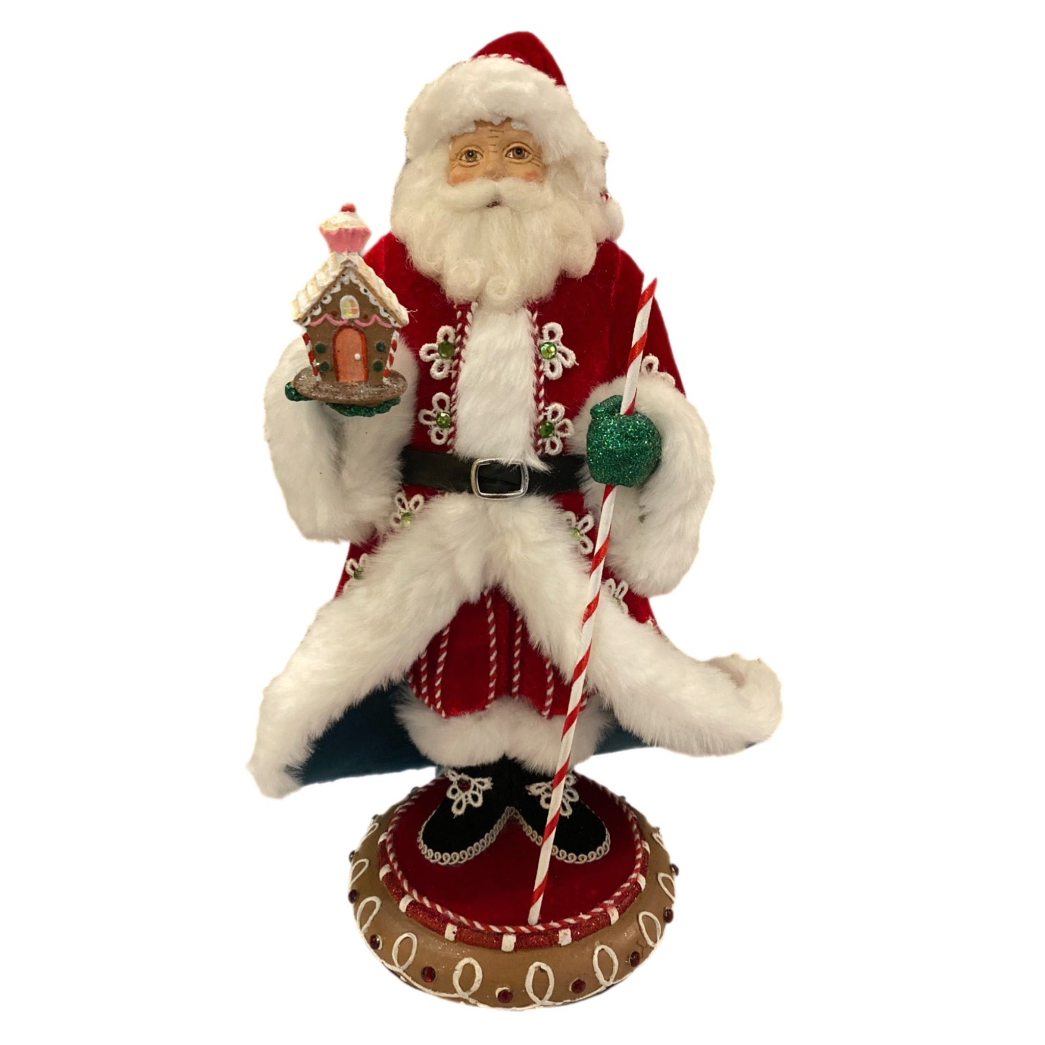 Santa Gingerbread Figurine