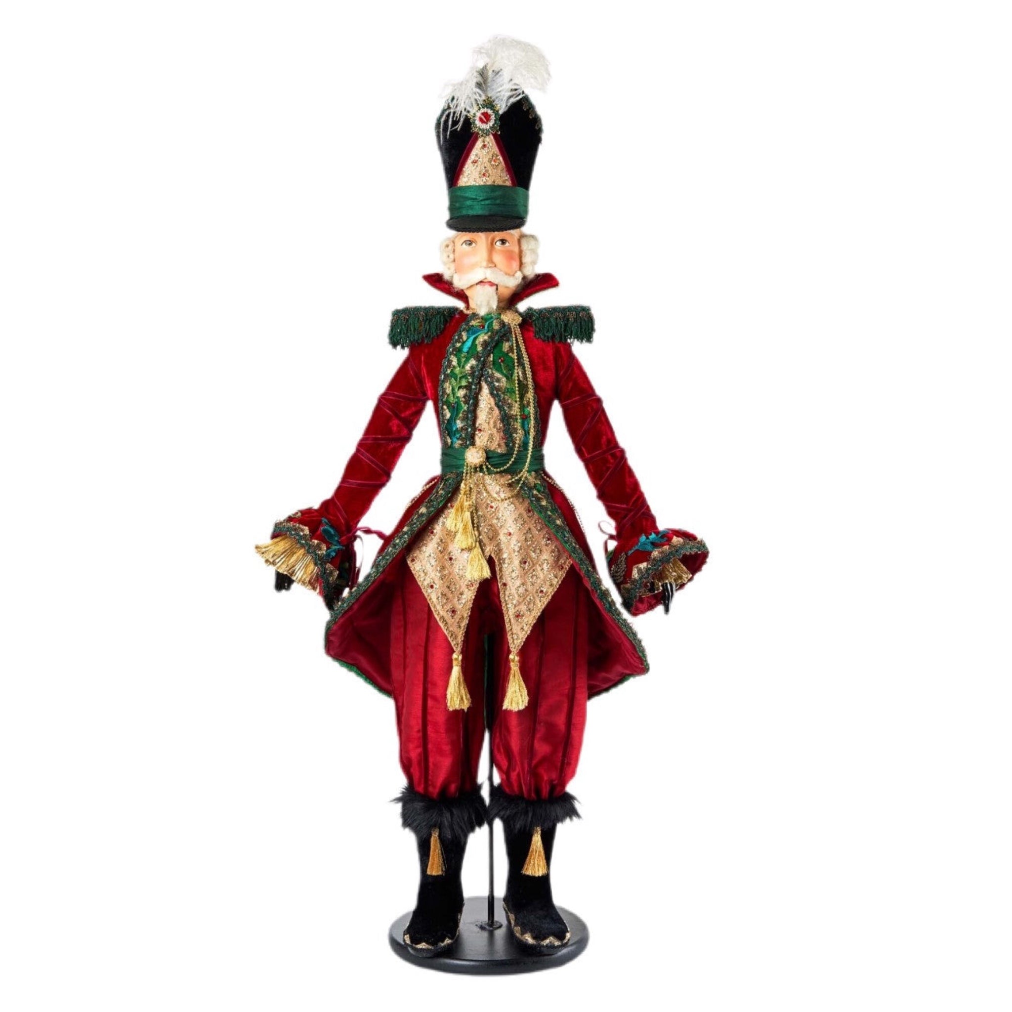 3' Officer G. Tidings Nutcracker Figurine