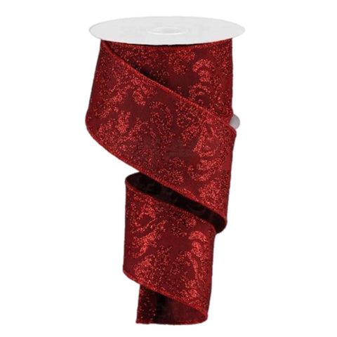 Red Damask Ribbon