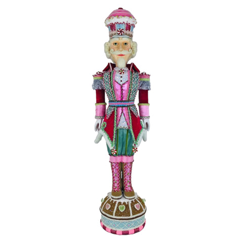 Hot Pink Nutcracker Figurine