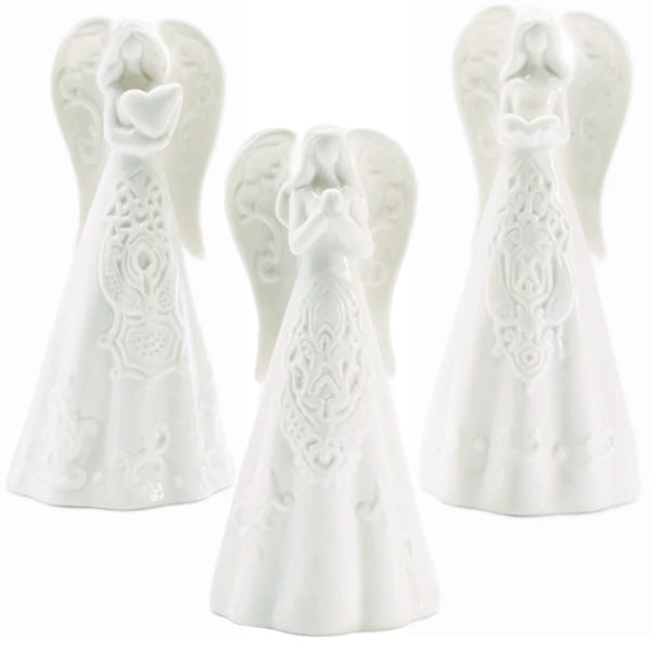 Assorted Small Embossed Angel Figurine, INDIVIDUALLY SOLD