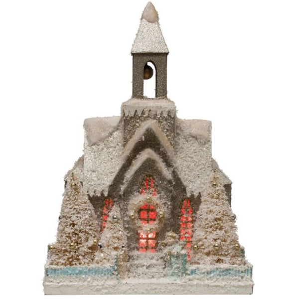 Putz Inspired Church Figurine