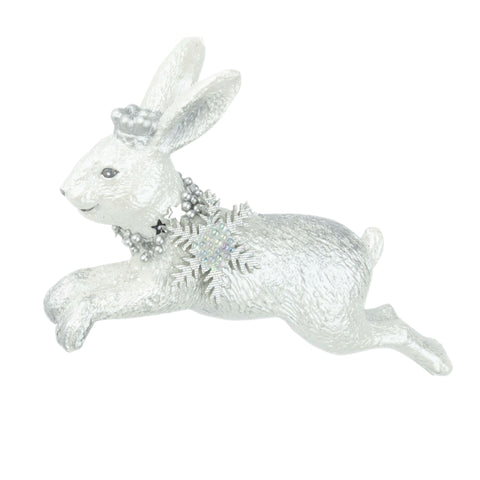 Arctic Hare With Snowflake Collar Ornament