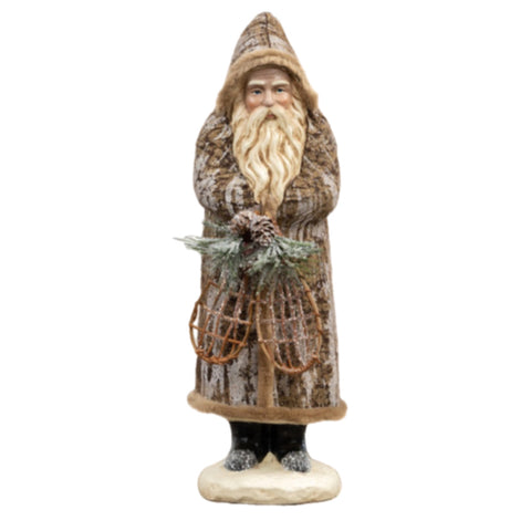 14" Snowshoe Santa Figurine