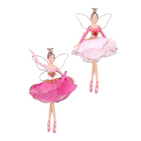 Assorted Rose Petal Fairy Ornament, INDIVIDUALLY SOLD