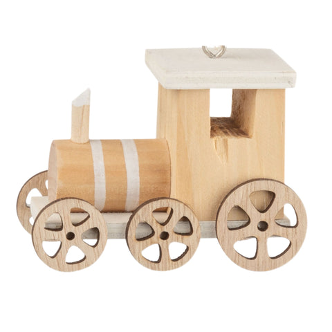 Natural Train Ornament