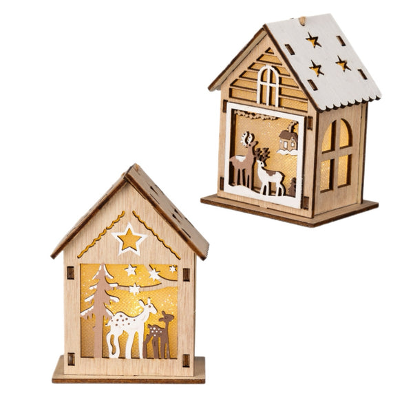Assorted LED Deer In House Ornament, INDIVIDUALLY SOLD