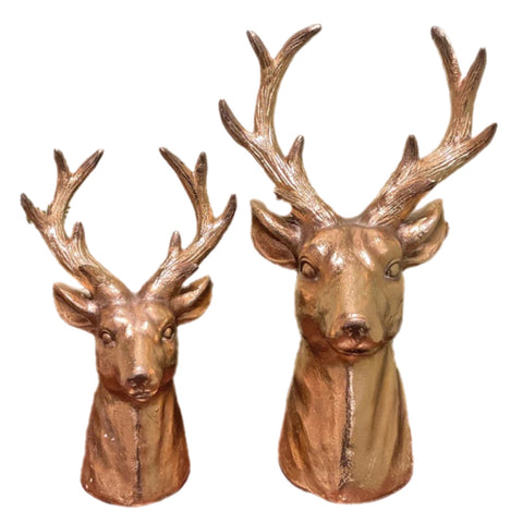 Assorted Deer Head Figurine, INDIVIDUALLY SOLD