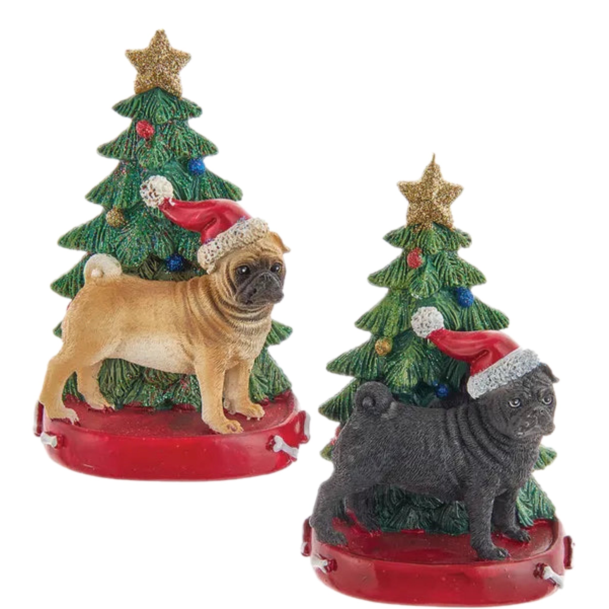 Assorted Pug Ornament, INDIVIDUALLY SOLD