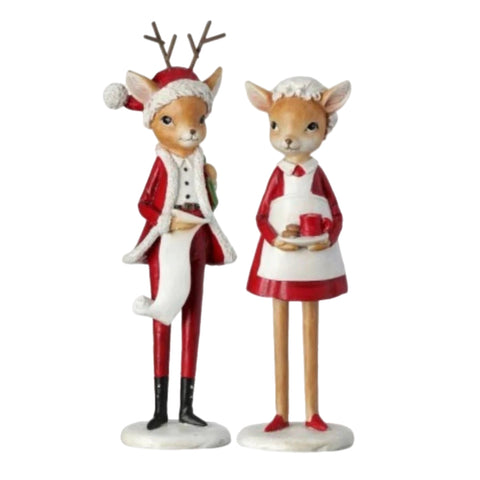 Assorted Reindeer Figurine, INDIVIDUALLY SOLD