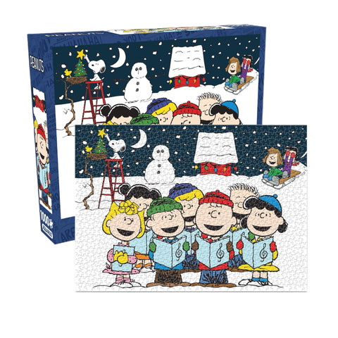 Charlie Brown & Friends Singing Hymns Glitter Jigsaw Puzzle
