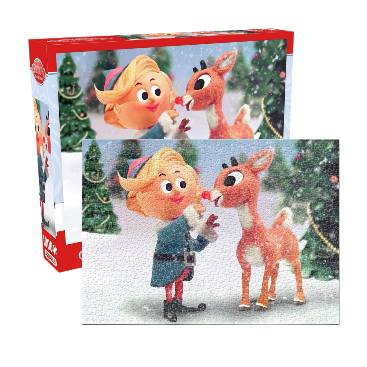 Hermy & Rudolph Glitter Jigsaw Puzzle – Tinseltown Christmas Emporium