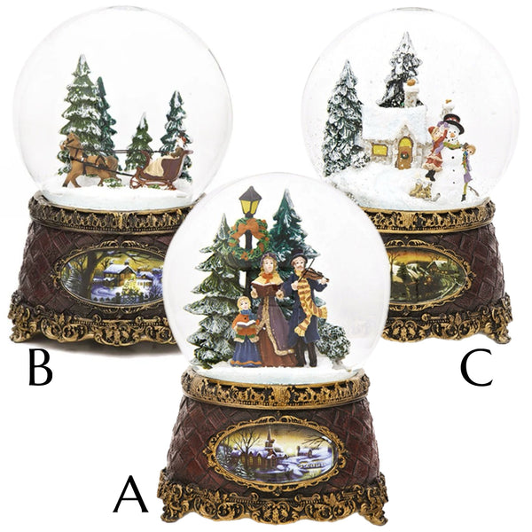 Assorted Christmas Themed Snowglobe, INDIVIDUALLY SOLD