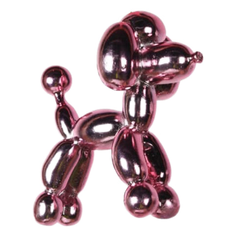 Pink Poodle Balloon Ornament