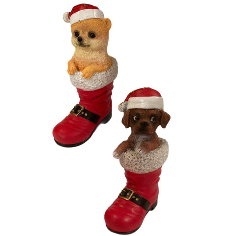 Assorted Dog In Stocking Ornament, INDIVIDUALLY SOLD